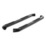 Aries Automotive 3 in. Round Side Bars 214046 Step Bars, Stainless Steel, Black Powdercoated, Gloss, 3.00 Diameter, 77.890 Length, Chevrolet, GMC, Pair thumbnail 3