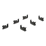 Aries Automotive ActionTrac Mounting Brackets 3025111 Running Board Component, Bracket, ActionTrac, Black Powdercoated, Dodge, Ram, Kit thumbnail 3