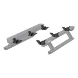 Aries Automotive ActionTrac Mounting Brackets for 2018-2025 WRANGLER - 3025171 Running Board Component, Bracket, ActionTrac, Black Powdercoated, Jeep, Kit thumbnail 1