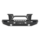 Aries Automotive TrailChaser Front Bumper with Corner Guards, Brush Guards and Fender Flares for 2018-2025 WRANGLER - 2082086 Bumpers, Fabricated, Steel, Black Powdercoated, Textured, Front, Center Section, Guard, Flares, Jeep, Kit thumbnail 3