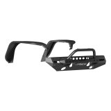 Aries Automotive TrailChaser Front Bumper with Corner Guards, Brush Guards and Fender Flares for 2018-2025 WRANGLER - 2082086 Bumpers, Fabricated, Steel, Black Powdercoated, Textured, Front, Center Section, Guard, Flares, Jeep, Kit thumbnail 5