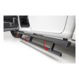 Aries Automotive ActionTrac Powered Running Boards 3048315 Boards, Aluminum, Black Powdercoated, Cab, 87.600 in. Length, Chevrolet, GMC, Pair thumbnail 4