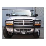 Aries Automotive Grille Guards for 1997-2004 DAKOTA, 1998-2004 DURANGO - 5041 Guard, Brush Guard, Steel, Black Powdercoated, Dodge, Each thumbnail 1