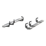 Aries Automotive 6 in. Oval Side Bar Mounting Brackets 4407 Step Brackets, Oval, Chevy, GMC, Kit thumbnail 1