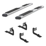 Aries Automotive 6 in. Oval Side Bars for 2004-2008 F-150 - 4444019 Step Bars, Stainless Steel, Polished, 6.00 Diameter, 85.00 Length, Ford, Pair thumbnail 5