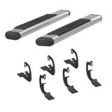 Aries Automotive 6 in. Oval Side Bars 4444024 Step Bars, Stainless Steel, Polished, 6.00 Diameter, 53.00 Length, Ford, Pair thumbnail 3