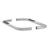 Aries Automotive 3 in. Round Side Bars for 1994-2001 RAM 1500, 2500, 3500 - 205002-2 Step Bars, Diameter, Stainless Steel, Polished, Dodge, Pair thumbnail 3