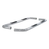 Aries Automotive 3 in. Round Side Bars 205030-2 Nerf bar, Round, Stainless Steel, Polished, 3.000 Diameter, Cab Length, MegaCab, Dodge, RAM, Pair thumbnail 5