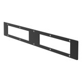 ARIES Automotive Grilles and Grille Inserts PC10OB Guard Face Plate, Pro Series, (2)10In, Ss, 10" TWO OPEN FACE, GLOSS BLACK STEEL thumbnail 4
