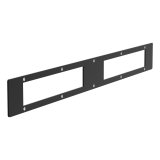 ARIES Automotive Grilles and Grille Inserts PC10OB Guard Face Plate, Pro Series, (2)10In, Ss, 10" TWO OPEN FACE, GLOSS BLACK STEEL thumbnail 5