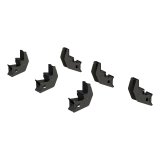 Aries Automotive ActionTrac Mounting Brackets 3025121 Running Board Component, Bracket, ActionTrac, Black Powdercoated, Ford, Kit thumbnail 2