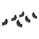 Aries Automotive ActionTrac Mounting Brackets 3025121 Running Board Component, Bracket, ActionTrac, Black Powdercoated, Ford, Kit thumbnail 3