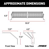 ARIES Automotive - Windows, Individual for 2020-2025 GLADIATOR, 2018-2025 WRANGLER 1501306 Windshield LED 2018-2019 Jeep Wrangler JL, 2020-2020 Jeep Gladiator All thumbnail 5