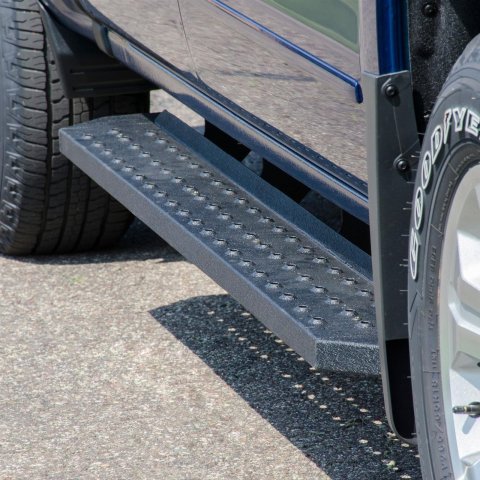 Aries Automotive RidgeStep Running Boards 2055541 Boards, Chevy, GMC, Crew, Black, 2055105 & C2891, Pair thumbnail 3