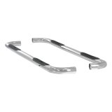 Aries Automotive 3 in. Round Side Bars 204013-2 Step Bars, Diameter, Stainless Steel, Polished, Chevy, GMC, Pair thumbnail 5