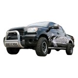 Aries Automotive Big Horn 4 in. Bull Bars for 2008-2021 SEQUOIA, 2007-2021 TUNDRA - 45-2004 Grille Guard, Bar, in., Stainless Steel, Polished, Toyota, Each thumbnail 1