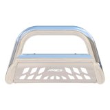 Aries Automotive Big Horn 4 in. Bull Bars for 2008-2021 SEQUOIA, 2007-2021 TUNDRA - 45-2004 Grille Guard, Bar, in., Stainless Steel, Polished, Toyota, Each thumbnail 3