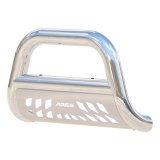 Aries Automotive Big Horn 4 in. Bull Bars for 2008-2021 SEQUOIA, 2007-2021 TUNDRA - 45-2004 Grille Guard, Bar, in., Stainless Steel, Polished, Toyota, Each thumbnail 4
