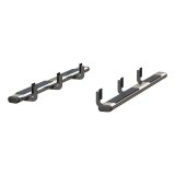 Aries Automotive 6 in. Oval Side Bars 4444025 Step Bars, Stainless Steel, Polished, 6.00 Diameter, 85.00 Length, Ford, Pair thumbnail 4