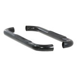 Aries Automotive 3 in. Round Side Bars 203014 Step Bars, Diameter, Steel, Black Powdercoated, Ford, Pair thumbnail 3