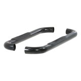 Aries Automotive 3 in. Round Side Bars 203014 Step Bars, Diameter, Steel, Black Powdercoated, Ford, Pair thumbnail 4