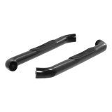 Aries Automotive 3 in. Round Side Bars 204048 Step Bars, Diameter, Steel, Black Powdercoated, Chevy, GMC, Pair thumbnail 3
