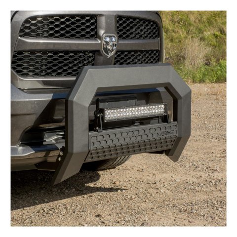 Aries Automotive AdvantEDGE 5.5 in. Bull Bars for 2011-2018 1500, 2019-2024 1500 CLASSIC, 2009-2010 RAM - 2165000 Grille Guard, Bar, in., 1-Piece, Aluminum, Black Powdercoated, Dodge, Ram, Each thumbnail 3