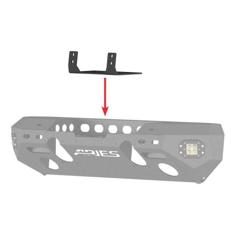 ARIES Automotive Winch Mounts 15600FB Receiver Plate Bracket, 0 thumbnail 1