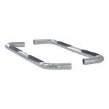 Aries Automotive 3 in. Round Side Bars for 2003-2009 RAM 3500, 2500, 2002-2008 1500 - 205008-2 Step Bars, Diameter, Stainless Steel, Polished, Dodge, Pair thumbnail 4