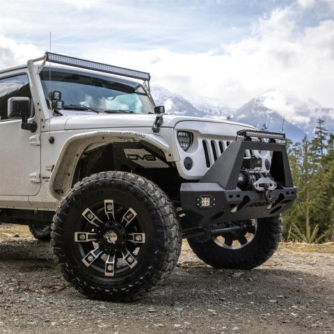 Aries Automotive TrailChaser Front Bumpers for 2007-2017 WRANGLER, 2018 WRANGLER JK - 2081001 Bumper, Front, Modular, Center, 07-17 ALL thumbnail 2