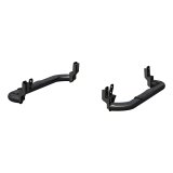 Aries Automotive 3 in. Round Side Bars 205039 Nerf and Step Bars, Steel, Black, Polished, Powdercoated, 3.00 in, Diameter, Dodge, Pair thumbnail 4