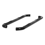 Aries Automotive 3 in. Round Side Bars 213044 Step Bars, Stainless Steel, Black Powdercoated, Gloss, 3.00 Diameter, 78.940 Length, Ford, Pair thumbnail 2
