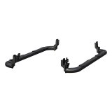 Aries Automotive 3 in. Round Side Bars for 2011-2018 1500, 2019-2024 1500 CLASSIC, 2009-2010 RAM - 215040 Step Bars, Stainless Steel, Black Powdercoated, Gloss, 3.00 Diameter, 73.310 Length, Dodge, Pair thumbnail 4