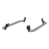 Aries Automotive 3 in. Round Side Bars for 2011-2018 1500, 2019-2024 1500 CLASSIC, 2009-2010 RAM - 215040 Step Bars, Stainless Steel, Black Powdercoated, Gloss, 3.00 Diameter, 73.310 Length, Dodge, Pair thumbnail 7