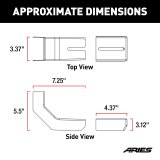 ARIES Automotive Nerf Bar and Step Components 2055180 VersaTrac Bracket Covers (8-Pack) thumbnail 1