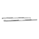 Aries Automotive 3 in. Round Side Bars for 2007-2021 TUNDRA - 202013-2 Step Bars, Diameter, Stainless Steel, Polished, Toyota, Pair thumbnail 5
