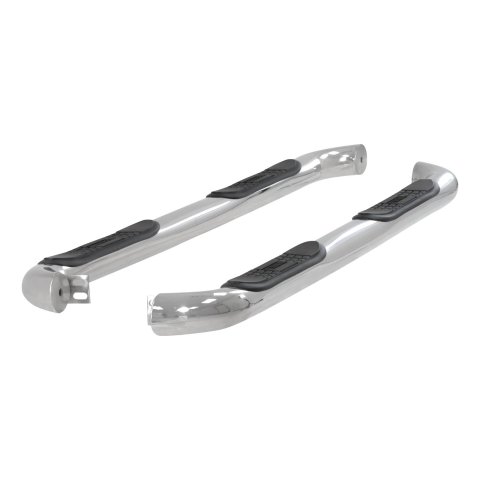Aries Automotive 3 in. Round Side Bars for 2007-2012 SANTA FE - 207003-2 Step Bars, Diameter, Stainless Steel, Polished, Hyundai, Pair thumbnail 3