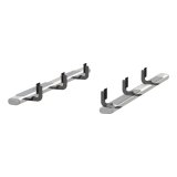 Aries Automotive 6 in. Oval Side Bar Mounting Brackets 4507 Step Brackets, Oval, Ford, Kit thumbnail 1