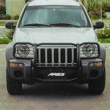 Aries Automotive Grille Guards for 2002-2004 LIBERTY - 1045 Guard, Brush Guard, Steel, Black Powdercoated, Jeep, Each thumbnail 2