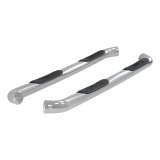 Aries Automotive 3 in. Round Side Bars 204046-2 Step Bars, Diameter, Stainless Steel, Polished, Chevy, GMC, Pair thumbnail 2