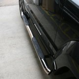 Aries Automotive 3 in. Round Side Bars for 2008-2012 LIBERTY - 201005-2 Step Bars, Side, inch, Stainless Steel, Polished, Jeep, Pair thumbnail 1