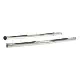 Aries Automotive 3 in. Round Side Bars for 2008-2012 LIBERTY - 201005-2 Step Bars, Side, inch, Stainless Steel, Polished, Jeep, Pair thumbnail 7