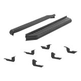 Aries Automotive AeroTread Running Boards for 2014-2024 4RUNNER - 2061027 Boards, Aluminum/Stainless Steel, Black Powdercoated, 5 in. Boards, 67.00 in. Length, Toyota, Pair thumbnail 2