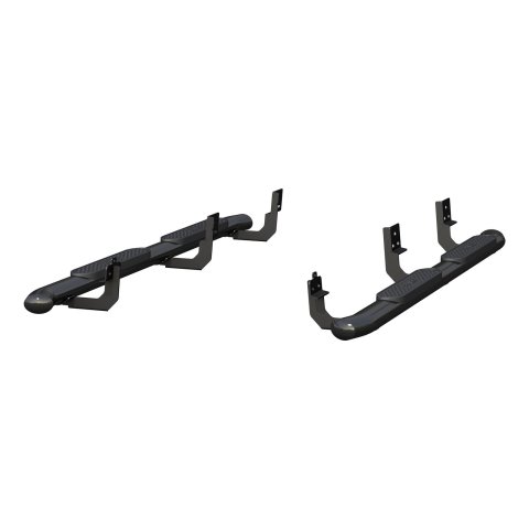 Aries Automotive 4 in. Oval Side Bars S225040 Step Bars, Steel, Black Powdercoated, Gloss, 4.00 Diameter, 77.210 Length, Dodge, Pair thumbnail 2