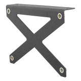 ARIES Automotive License Plate Mounting Brackets 85-0000 Relocation Bracket, UNIVERSAL FRONT LICENSE PLATE BRACKET FOR PRO SERIES GRILLE GUARDS thumbnail 2
