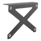 ARIES Automotive License Plate Mounting Brackets 85-0000 Relocation Bracket, UNIVERSAL FRONT LICENSE PLATE BRACKET FOR PRO SERIES GRILLE GUARDS thumbnail 3