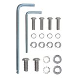 ARIES Automotive License Plate Mounting Brackets 85-0000 Relocation Bracket, UNIVERSAL FRONT LICENSE PLATE BRACKET FOR PRO SERIES GRILLE GUARDS thumbnail 4