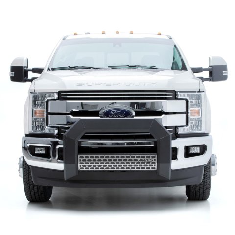 Aries Automotive AdvantEDGE Cover Plates 2055192 Grille Guard Components, Plate, AdvantEDGE, Bull Bar, Aluminum, Natural, Without Lights, Each