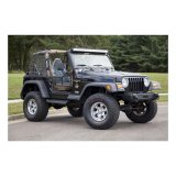 Aries Automotive TrailCrusher Front Bumpers for 1997-2006 WRANGLER - 2156001 Bumper, Fabricated, Steel, Black Powdercoated, Center, Front, Jeep, Each thumbnail 3