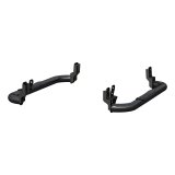 Aries Automotive 3 in. Round Side Bars 215039 Step Bars, Stainless Steel, Black Powdercoated, Gloss, 3.00 Diameter, 53.200 Length, Dodge, Pair thumbnail 2